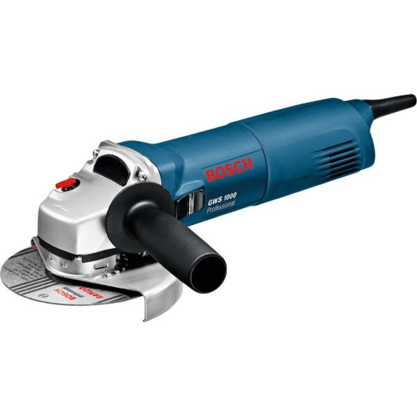 

Шлифмашина угловая Bosch GWS 1000, 1000Вт, 125мм, 11000об/мин (0.601.828.800)