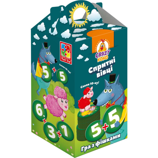 

Шустрые овцы Vladi Toys Хватай 10-ку! VT8033-03 (укр)