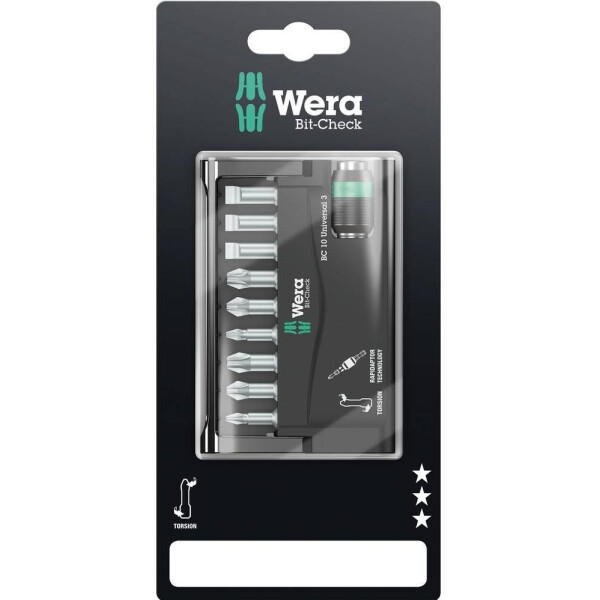 

Набор бит Wera 8600-9 / TZ Rapidaptor, 10 шт (05073410001)