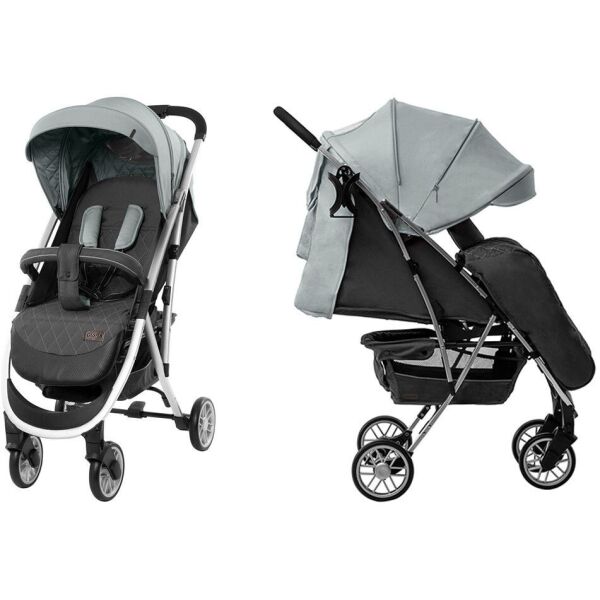 

Коляска прогулочная CARRELLO Gloria CRL-8506/1(M) Slate Blue с дождевиком, складная, вместительная корзина