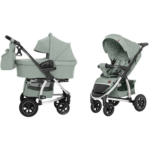 

Коляска универсальная CARRELLO Vista CRL-6506 Olive Green, вентиляция, козырек, модульная система