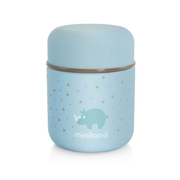 

Пищевой термос Miniland Silky Food Thermos mini голубой 280 мл