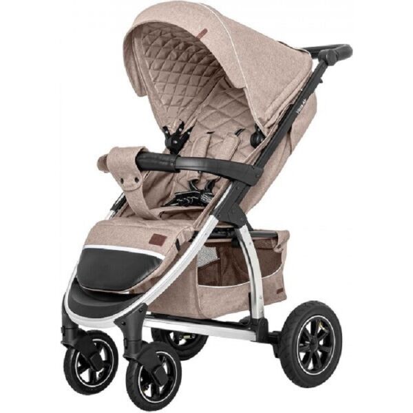 

Коляска прогулочная CARRELLO Vista CRL-5511 Stone Beige в льне + дождевик (бежевая)