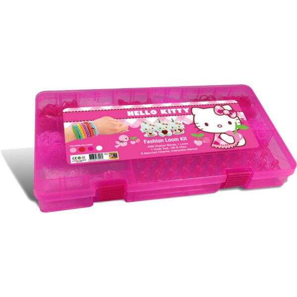 

Набор для плетения браслетов LOOM BANDS Hello Kitty, (в наборе 2400 шт) (4465080)