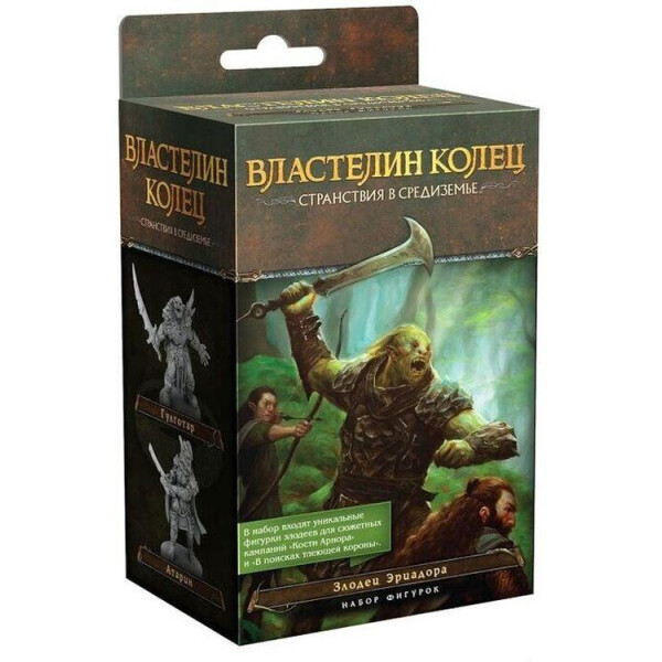 

Настольная игра Hobby World Властелин колец: Странствия в Средиземье. Злодеи Эриадора (915278)