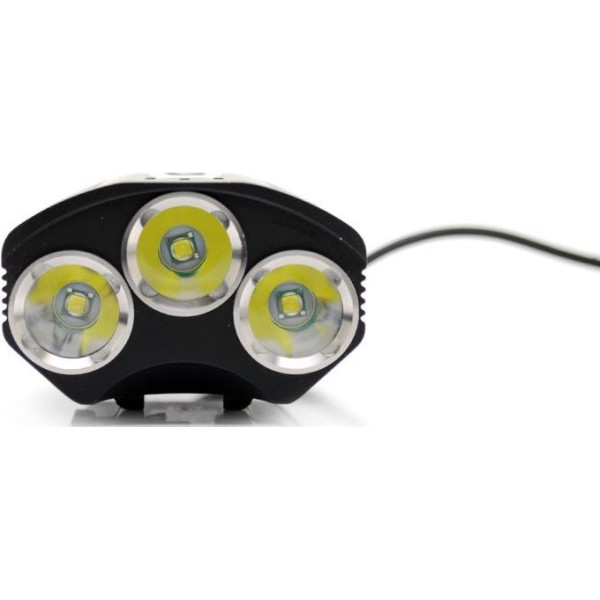 

Велофара TrustFire TR-D009 (3xCree XM-L, 2100 люмен, 4 режима, 4x18650 - 8.4V)