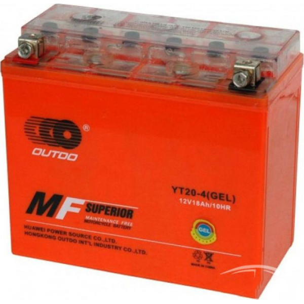 

Outdo 18 Ah YT20 - 4 (GEL)/(4х) HCOG-18N-0