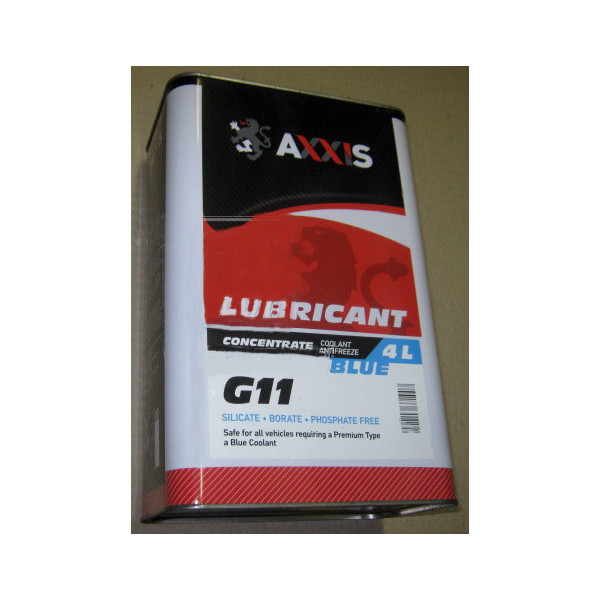 

Антифриз AXXIS BLUE концентрат G11 (-80C) 4л