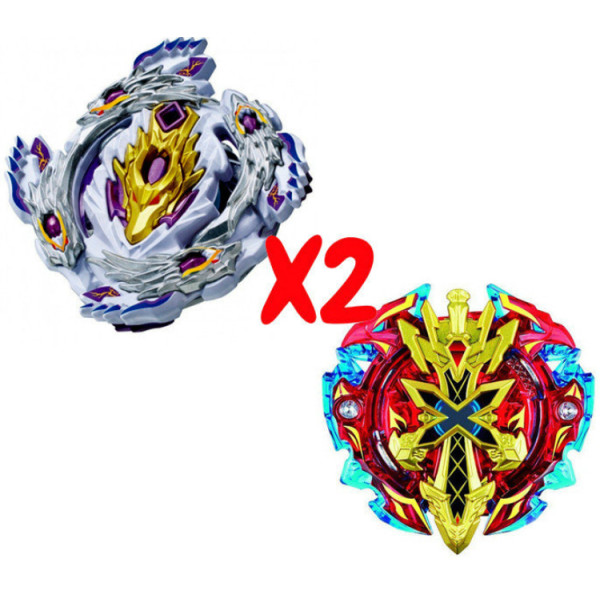 

Набор волчков BEYBLADE (Бейблейд) Bloody Longinus L4 B-110 (Кровавый Луинор) VS Xeno Xcalibur B-48 (Ксено Экскалибур) с пускателями