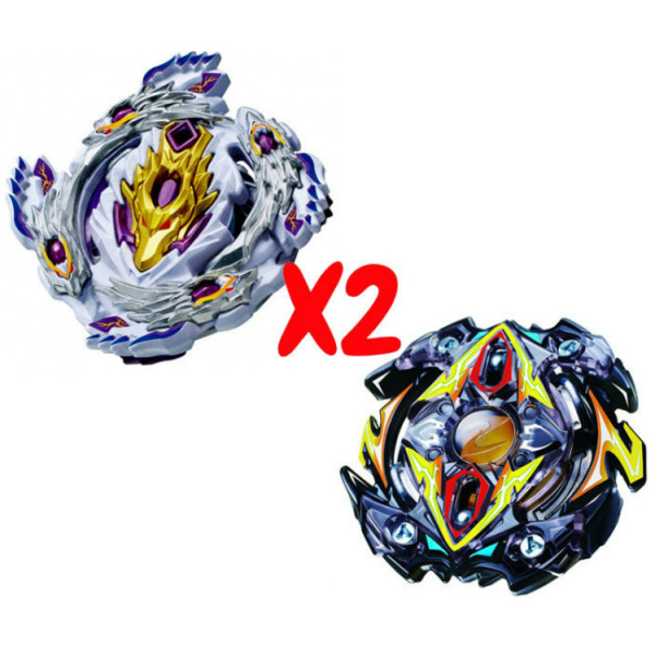 

Набор волчков BEYBLADE (Бейблейд) Bloody Longinus L4 B-110 (Кровавый Луинор) VS Zillion Zeus B-59 (Зиллион Зейтрон) с пускателями