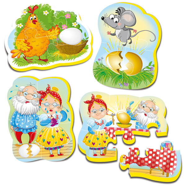 

Беби пазлы Vladi Toys Курочка Ряба VT1106-61 (рус)