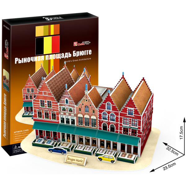 

Конструктор 3D пазл Cubic Fun Рыночная площадь Брюгге (C182h)