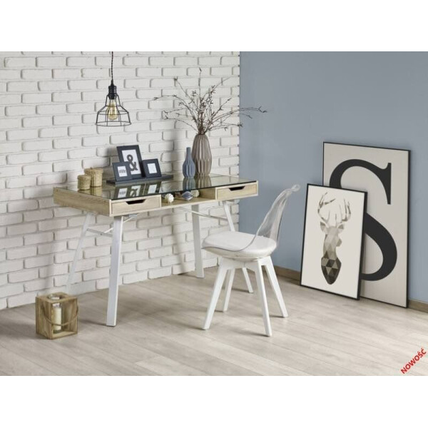 

Стол Halmar B-33 Дуб сонома, Белый