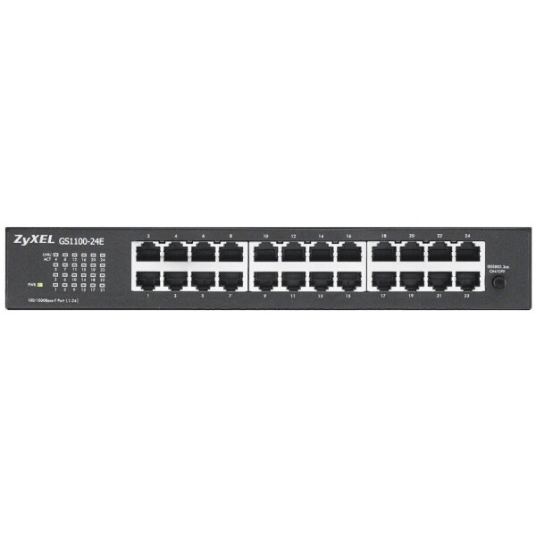 

ZYXEL GS1100-24E (24xGE, настольный, бесшумный)