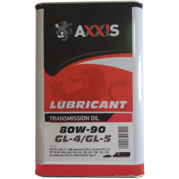 

Трансмиссионное масло AXXIS 80W-90 GL-4 / GL-5 Бочка 200л