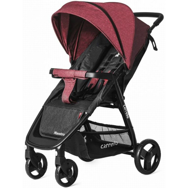 

прогулочная Carrello Maestro CRL-1414/1 Strawberry Red Лен