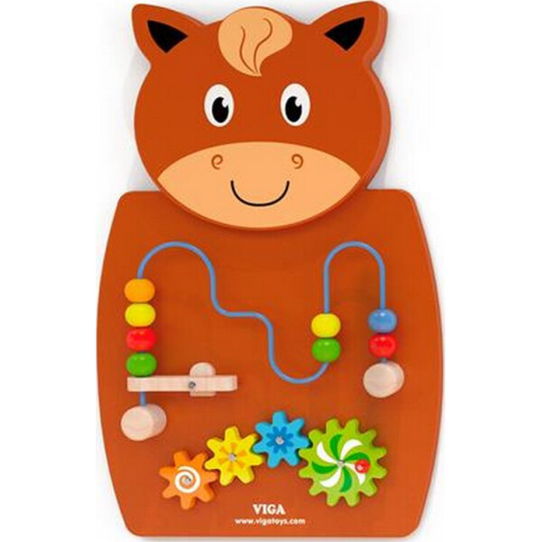 

Бизиборд Viga Toys Лошадка с лабиринтом (50678)