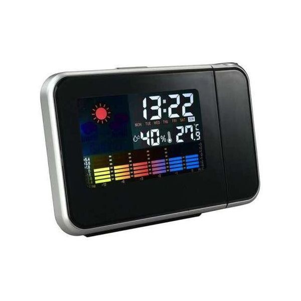 

Настольные Цифровые Часы Метеостанция с Проектором Сolor Screen Calendar 8190 S