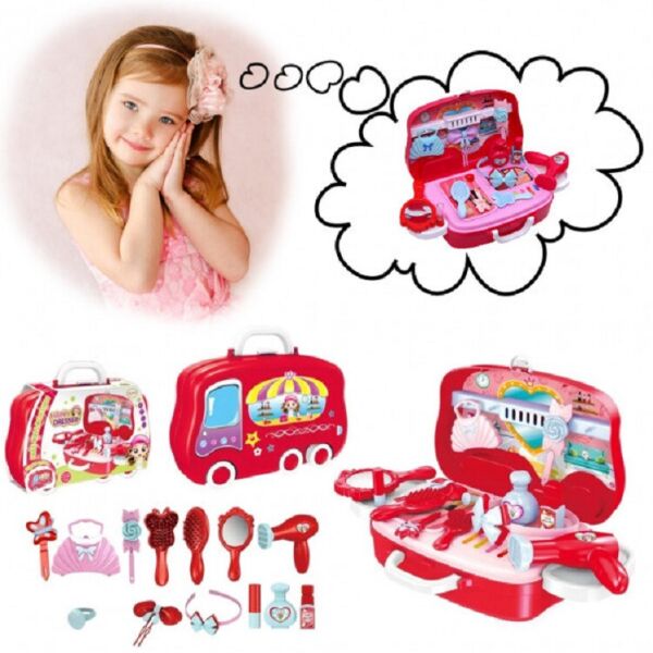 

Детский игровой набор парикмахера чемоданчик Happy Dresser 678-103A G