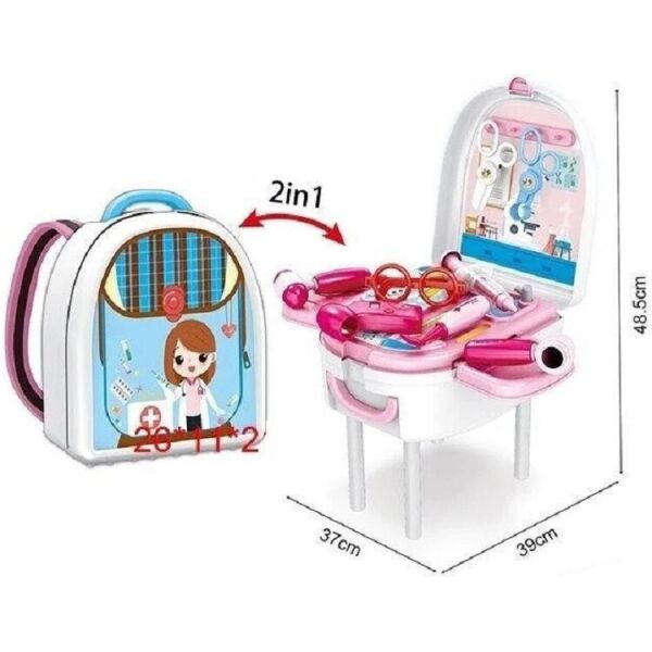 

Детский игровой набор доктора рюкзак 678-308A Happy Doctor G