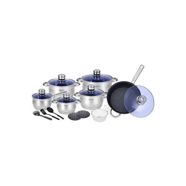 

Набор кухонной посуды из нержавеющей стали Top Kitchen ТК00099 18 предметов Np
