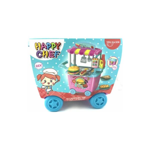 

Детский игровой набор "Закусочная с тележкой" Happy Chef 678-201A G