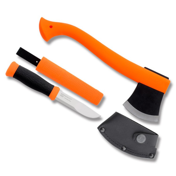 

Нож Morakniv Outdoor Kit Orange, нож Morakniv 2000 нержавеющая сталь+ топор(оранжевый)