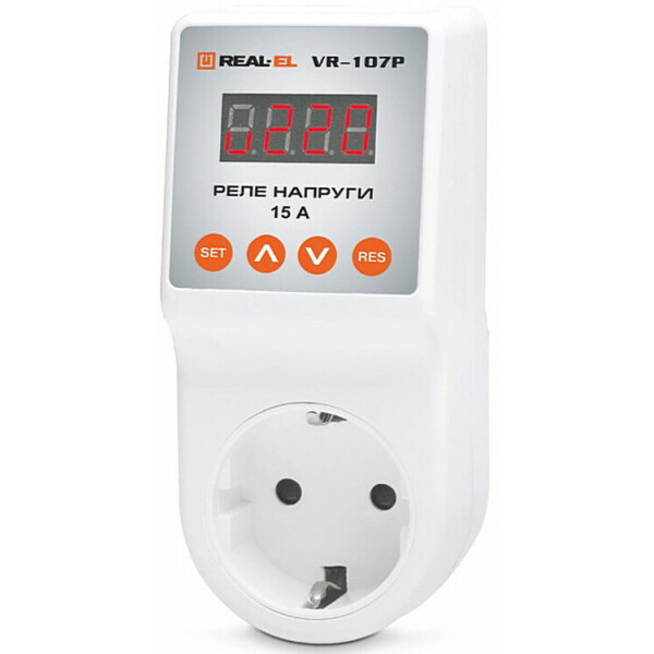 

Реле напряжения REAL-EL VR-107P