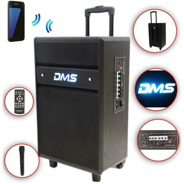 

DMS K10-12MS Bluetooth, USB, MP3, Wireless LED