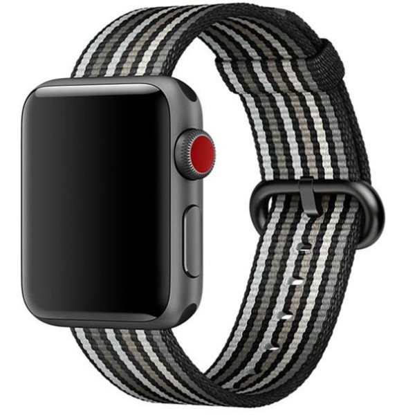 

Ремешок COTEetCI W30 Rainbow черный для Apple Watch 38mm