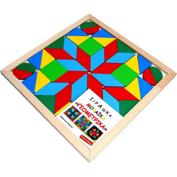 

Мозаика-геометрика Komarovtoys 33х33 см