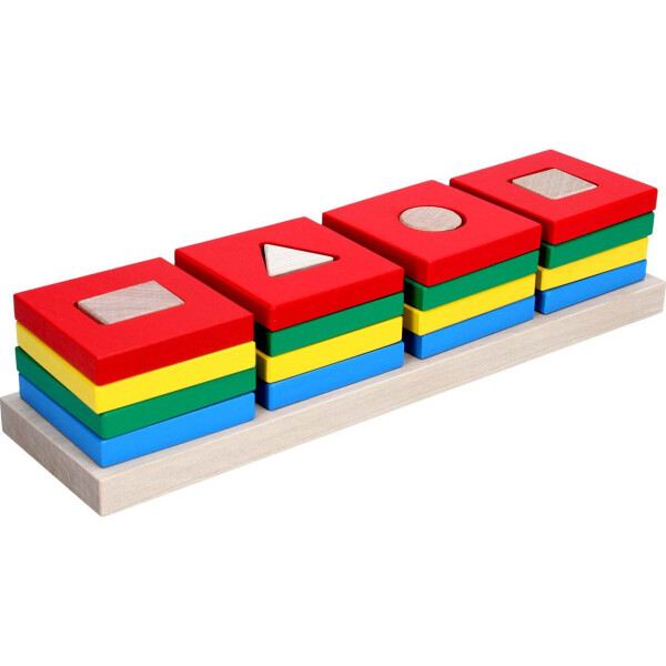 

Пирамидки Цветной квартет Komarovtoys