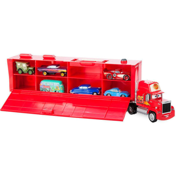 

Интерактивный набор Cars Disney Говорящий Трейлер Мак с машинами (6 шт.)