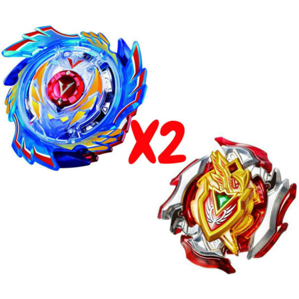 

Набор волчков BEYBLADE (Бейблейд) God Valkyrie V3 B-73 (Божественный Волтраек) VS Achilles B-105 (Ахиллес) с пускателями