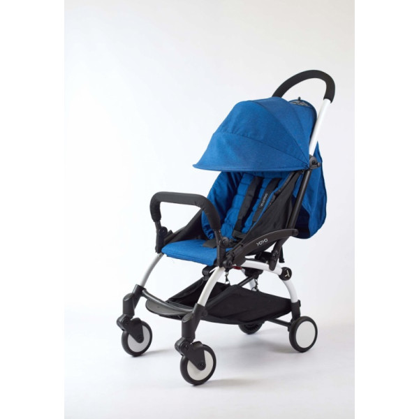 

прогулочная YOYA 175 A+ Синий лен белая рама