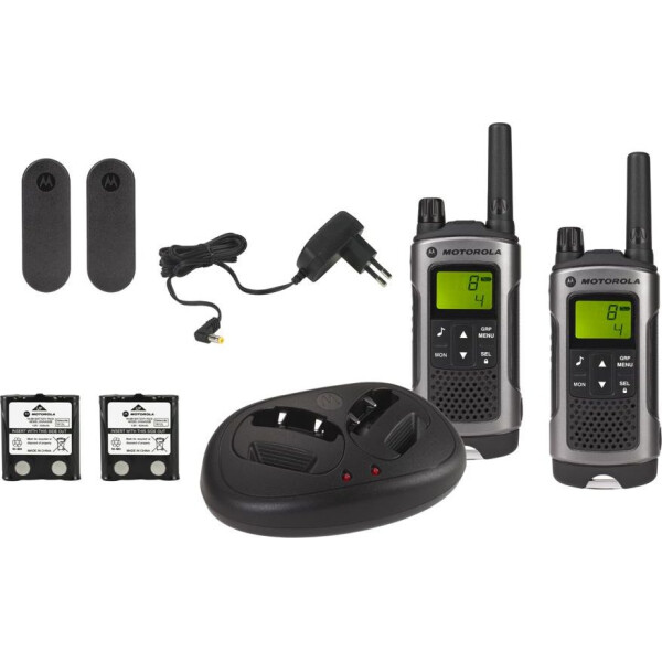 

Motorola TLKR-T80 WE TWIN PACK & CHGR BOX
