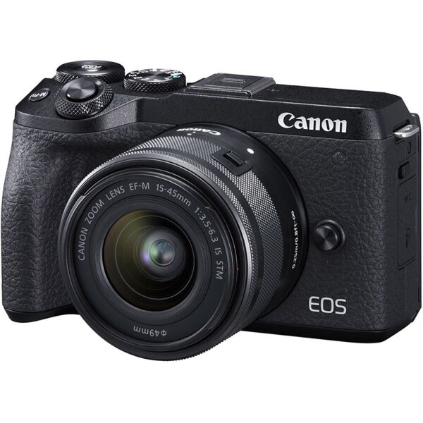 

Фотоаппарат Canon EOS M6 Mark II Kit M15-45 IS STM + EVF Black (6517340)