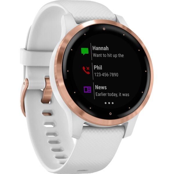 

Смарт-часы Garmin Vivoactive 4S White/Rose Gold (010-02172-21)