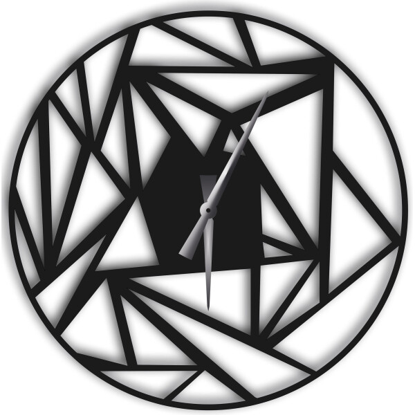 

Часы настенные WallArt Detriti черные (WA_Det_0004)