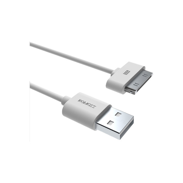 

Кабель Romoss CB11 USB 30-pin 1м White