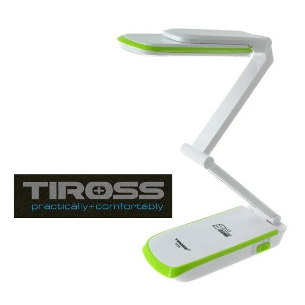 

Настольная лампа Tiross TS-56 Green аккумуляторная 2000 mAh 220v 32 smd LED (5901698502508)