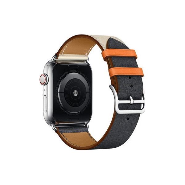 

Ремешок Coteetci W36 синий + оранжевый для Apple Watch 38mm/40mm