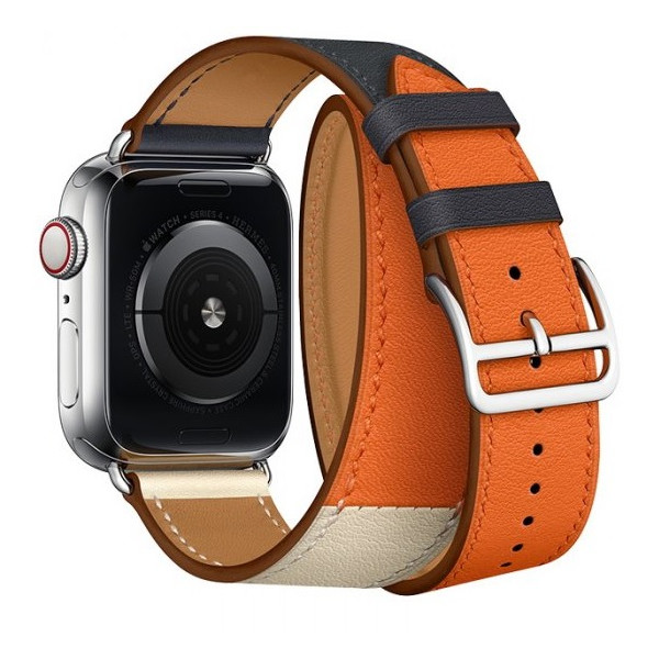 

Ремешок Coteetci W36 Long синий + оранжевый для Apple Watch 38mm/40mm