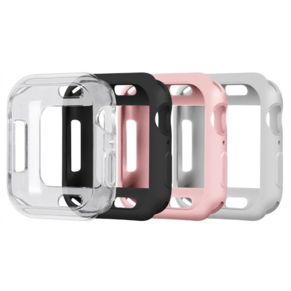

Силиконовый чехол Coteetci TPU Case прозрачный для Apple Watch 4 44mm