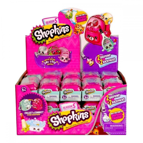 

Игровой набор Shopkins S5 Рюкзачки 2 рюкзака и 2 шопкинса (56143)