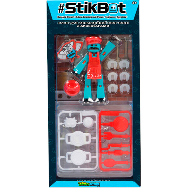 

Игровой набор для анимационного творчества STIKBOT S4 – КУЛИНАРНОЕ ШОУ (TST4620C)