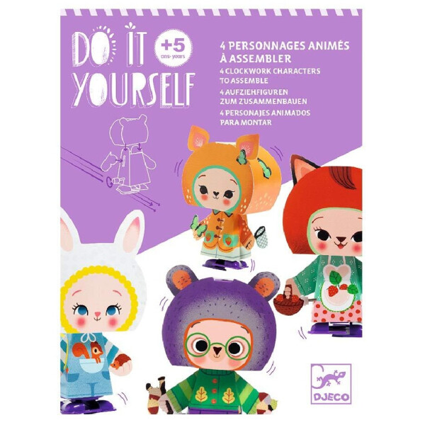 

Фигурки заводные DJECO Сделай сам Лесные животные (DJ07930)