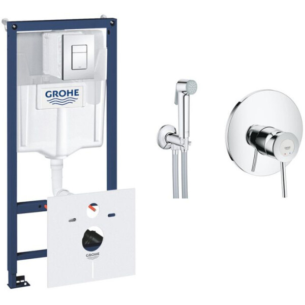 

Инсталляция Grohe Rapid SL 38827000 с кнопкой 38732000 + набор для биде Bau Classic (29048000+26358000) 2904800S, 388270002904800S
