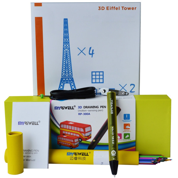 

3D-ручка MYRIWELL RP-300A Yellow (PCL)