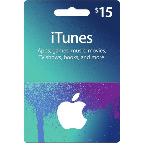 

Подарочная карта iTunes Apple / App Store Gift Card 15 usd, US-регион